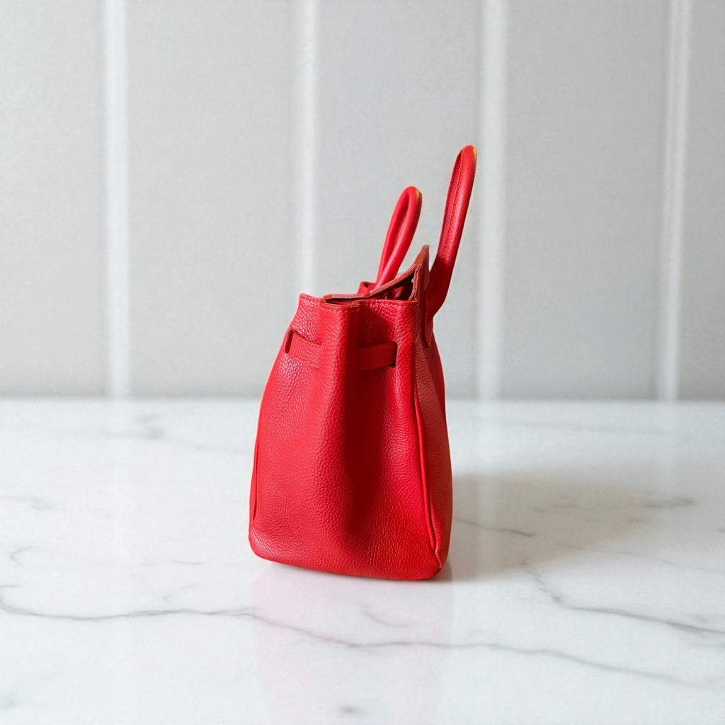 Borsa in Pelle Elisa Rossa