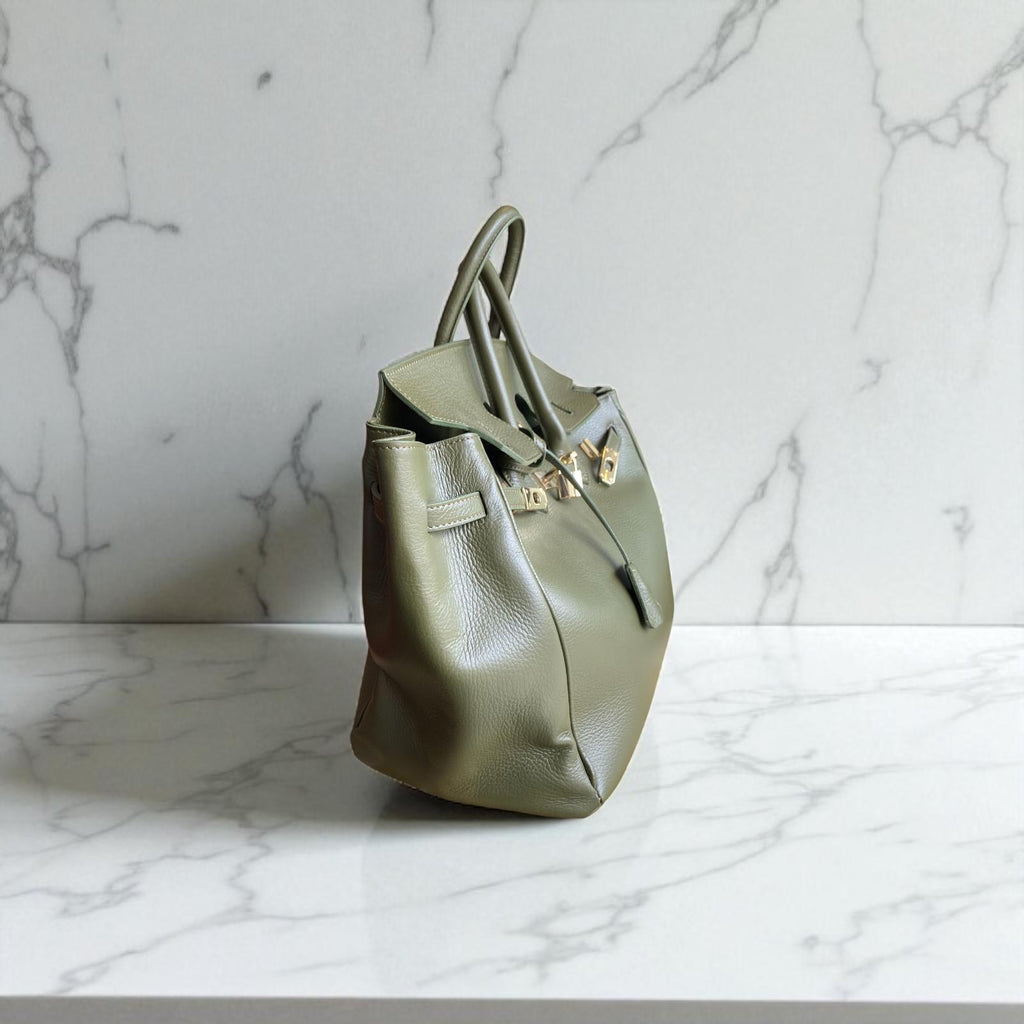 Borsa in Pelle Elisa Verde