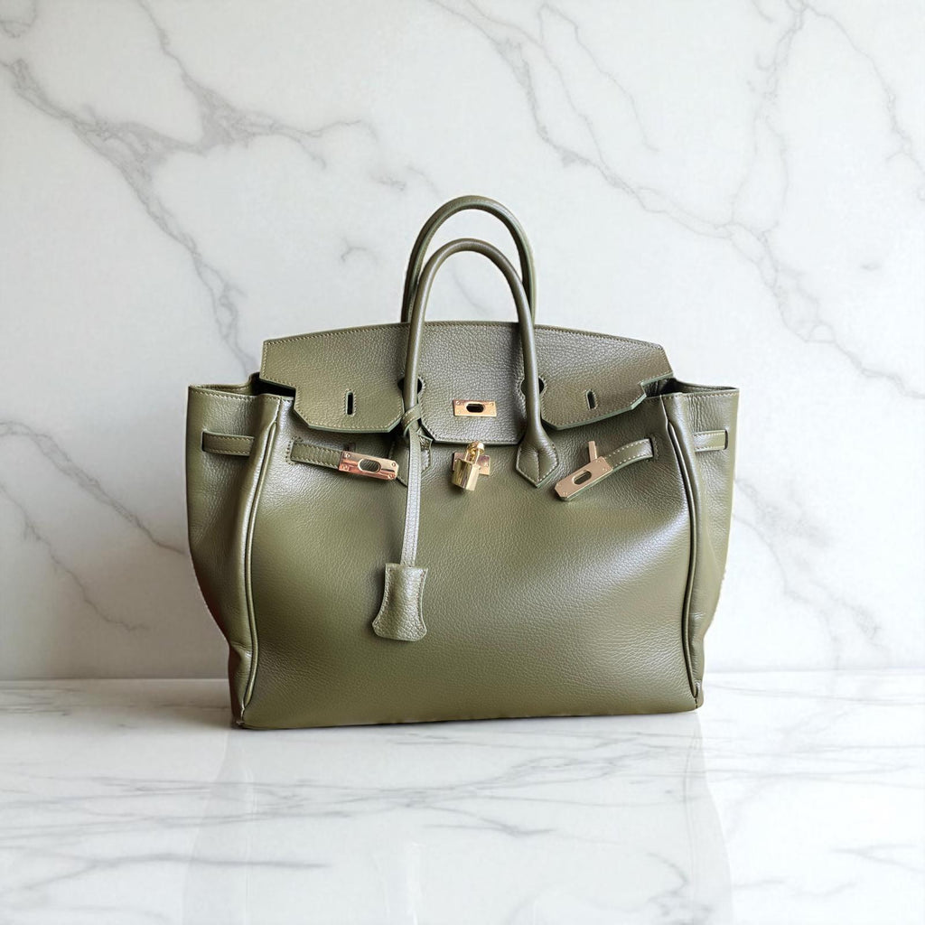 Borsa in Pelle Elisa Verde