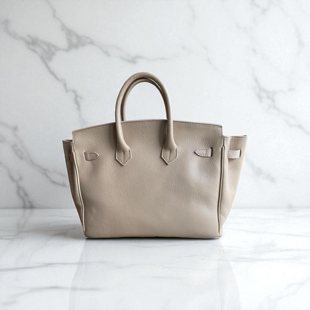 Borsa in Pelle Elisa Panna Chiaro